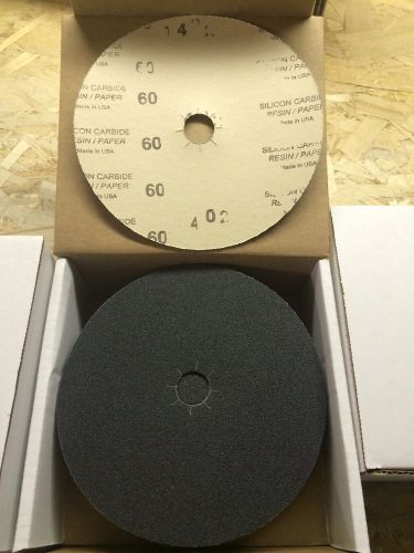 7&#034; X 7/8&#034; Premium Floor Sanding Edger Disc Silicon Carbide 60 Grit (50 Pieces)