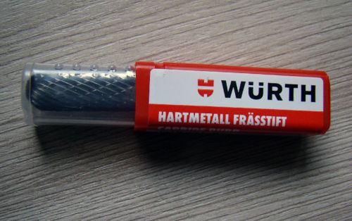 Carbide burr by WURTH Germany 6mm x 9,6mm (1/4&#034; x 2/5&#034;)