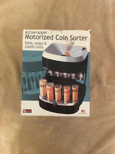 Accuwrapper Motorized Coin Sorter, Wrapper ,And Digital Counter (free Shipping)