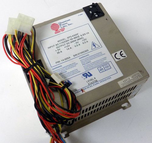 QUANTUM POWER LABS SP2-4300F 300W MAX 14-005A PSU POWER SUPPLY ASSEMBLY
