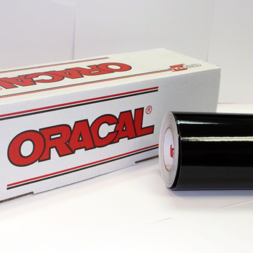 1 roll 24&#034; x 10&#039; black gloss oracal 751 sign cutting vinyl for sale