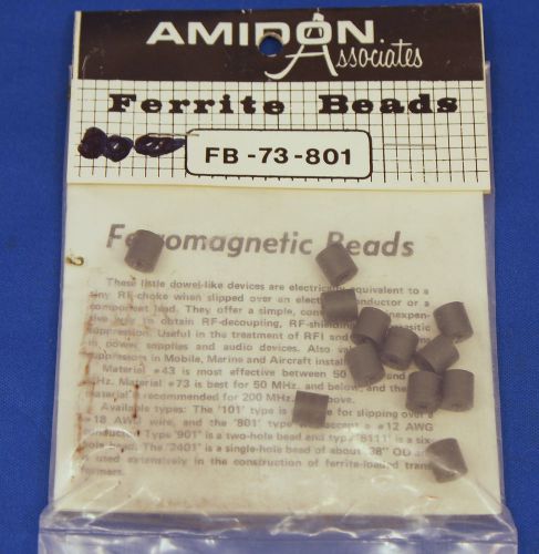 Amidon Ferrite Beads FB-73-801 - Pkg of 12