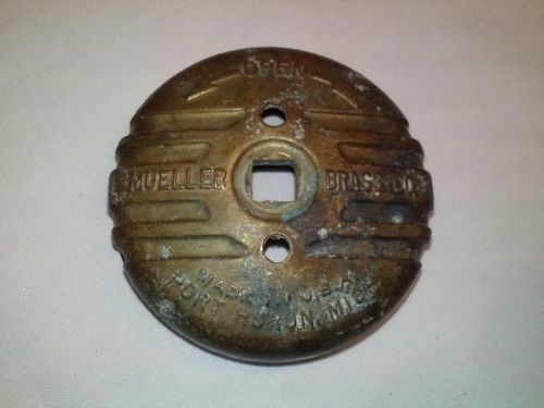 Vintage Mueller Port Huron MI USA Brass Plumbing Knob Pump Valve Steampunk