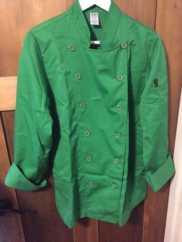 Professional Chef Jacket Coat Long Sleeve Green Brand New