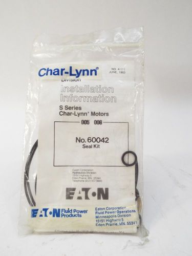 New seal kit for s series char-lynn motors 60042 eaton hydraulic division for sale