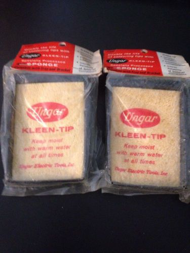 Ungar Kleen Tip Sponge And Tray Qty (2) NOS