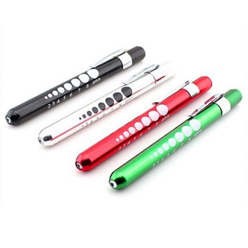 Medical EMT Surgical Penlight Pen Light Flashlight Torch With Scale First Aid #C