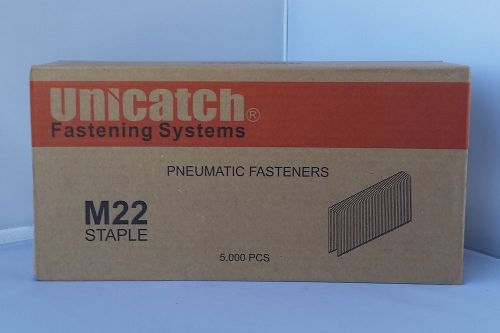 M12- 7/8&#034; Senco M Series Galvanized Staples 3/8&#034; Crown 18 Gauge 5000/Box