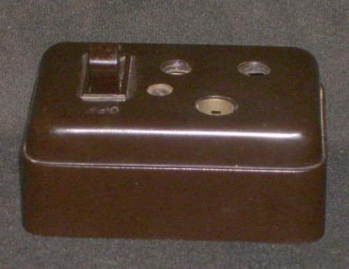 Vintage bakelite and ceramic electric a/c 3 pin socket for sale