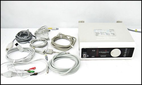 Nellcor n-100 oximeter pulse oximeter oxygen saturation w/cables &amp; sensors shown for sale