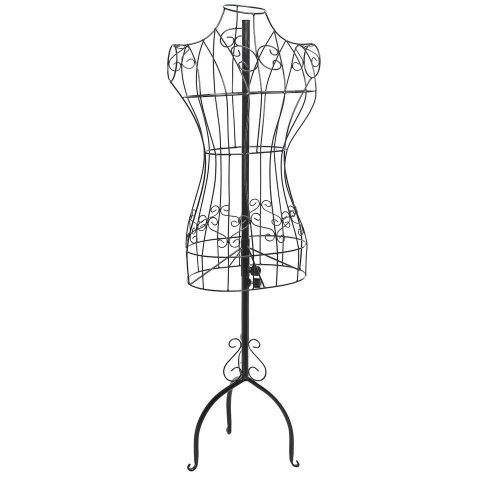 Free Standing Metal Wire Dress Form Fashion Design Taylor Steam Clothes Lingerie