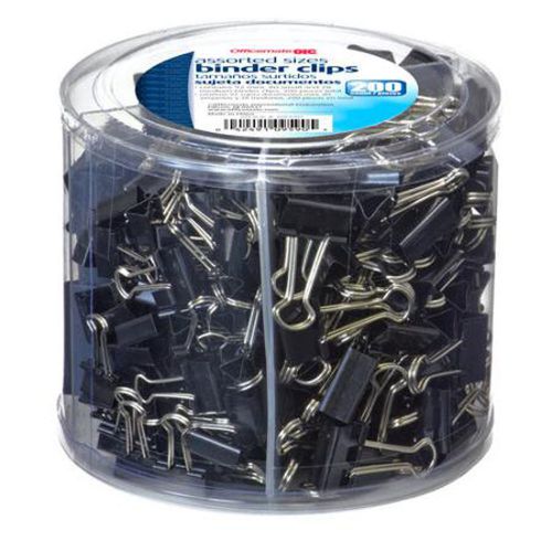 Officemate binder clips 200-pack for sale