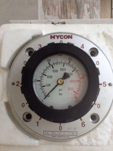 hycon 6 postion high pressure liquid filled valve NR NIB  NOS New Hydraulic