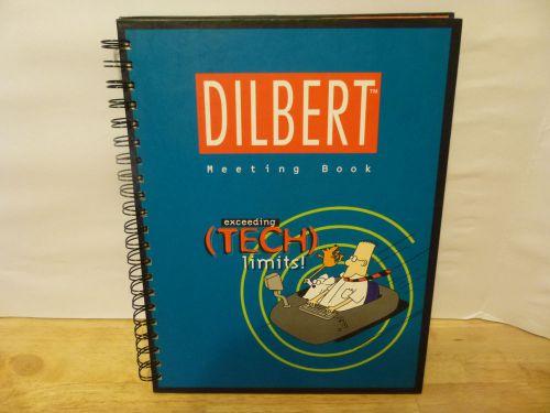 DILBERT MEETING BOOK &#034;EXCEEDING TECH LIMITS&#034; A DILBERT BOOKMARK AND NOTEBOOK!