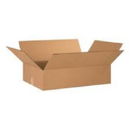 Corrugated cardboard flat shipping storage boxes 24&#034; x 16&#034; x 6&#034; (bundle of 20) for sale