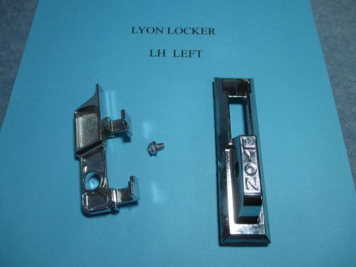 LYON LOCKER HANDLE ASSEMBLY LH LEFT MADE IN USA NEW CASE LIFT &amp; SCREW 1981 +