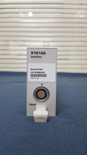 Agilent 81618a single optical head interface module for sale