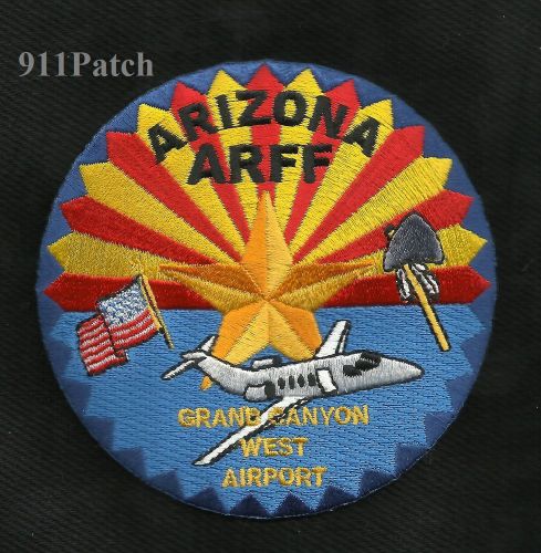 ARIZONA ARFF GRAND CANYON WEST AIRPORT FIRE RESCUE FIREFIGHTER PATCH Fire Dept