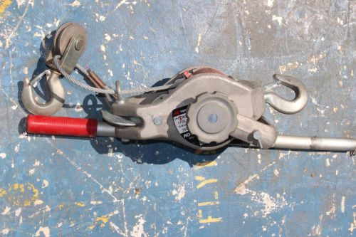 INGERSOLL-RAND ROUGHNECK ALUMINUM MANUAL WINCH COMEALONG RATCHET PULLER  C400H