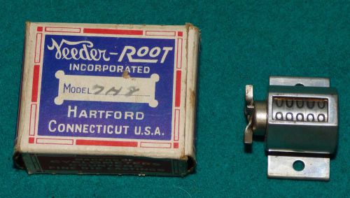 Vintage Veeder-Root Mechanical Counter Model 7148 NOS