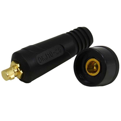 Quick fitting cable connector plug + socket dkj10-25 &amp; dkz10-25 welding machine for sale