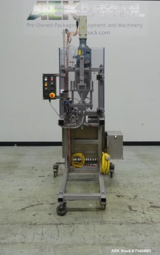 Used- IWKA Hassia Model SWB-021820 TLR Dosing Filler. Machine is capable of disp