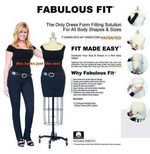 Fabulous fit dress form fitting system -  small for sale
