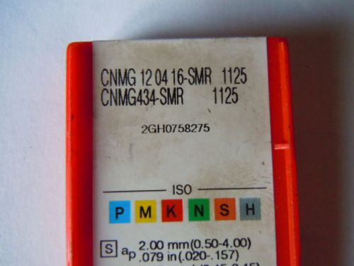 SANDVIK  CARBIDE INSERTS  - CNMG 120416 SMR 1125 (1box)