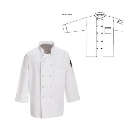 chef coat long sleeve cloth button
