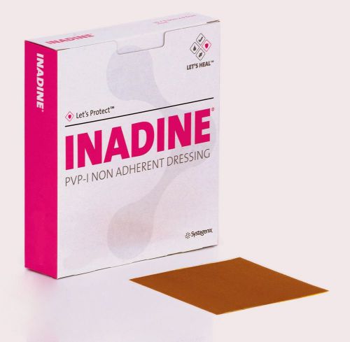 Inadine pvp-i non adherent dressing - 5cm x 5cm - pack of 25 for sale