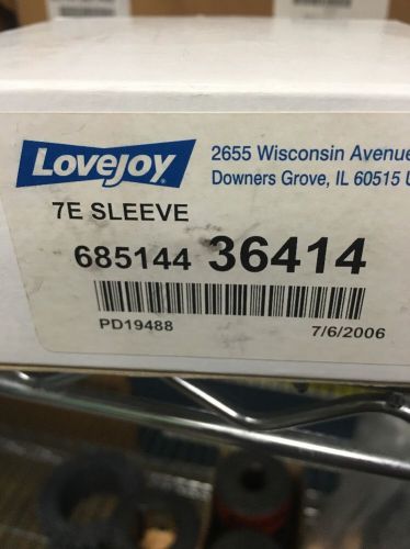 Lovejoy 7e rubber coupling sleeve insert 36414 ***new*** for sale