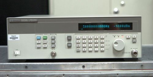 Agilent / HP 83712A 10 MHz to 20 GHz Synthesized CW Signal Generator w/1E1 1E5