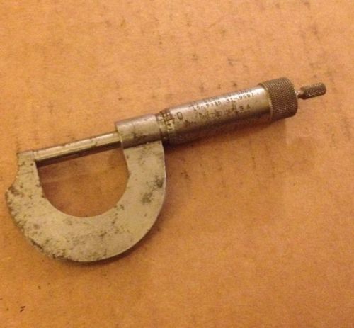 Goodell Pratt 0-1&#034; Micrometer Machinist Mechanic Tool Metal Lathe Milling Machin