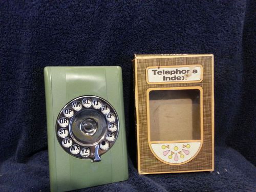 Vintage  Telephone Dial Index Rolodex Phonebook