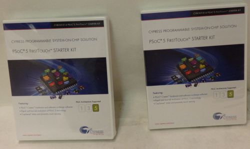 Lot of 2: Cypress CY8CKIT-014 PSoC 5 FirstTouch Starter Kit *NEW* (H5)