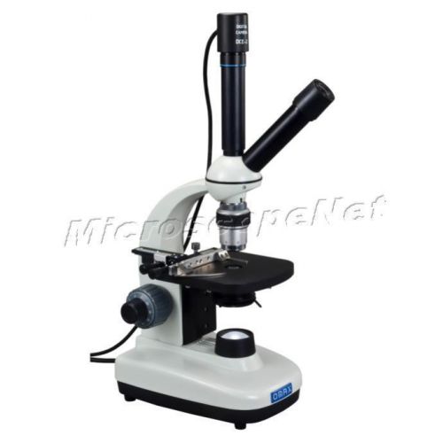 Multiview Zoom Compound Microscope 50X-600X Long Working Distance+USB2.0 Camera