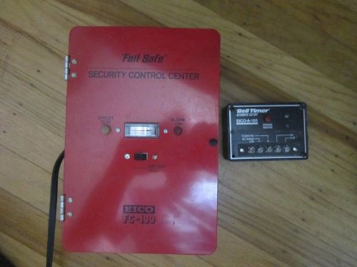 Eico Fail Safe Security Control Center FC-100  and  A-185 Bell Timer