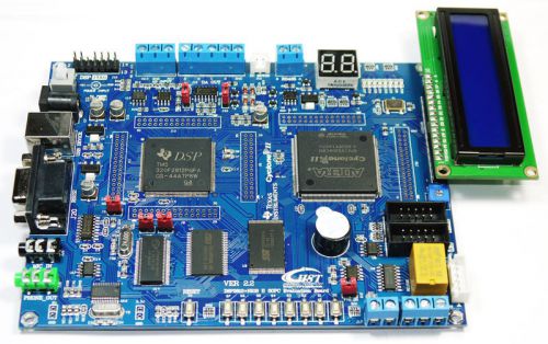 New 4in1 DSP2812+FPGA+SOPC(NIOS2)+USB2.0 RS232 LCD1602 Development Core Board