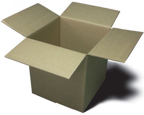 25 - 10x10x10 cube cardboard shipping box carton bin for sale