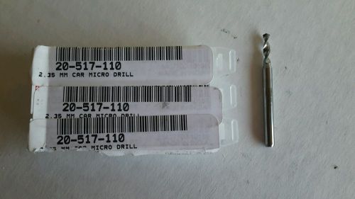 2.35 mm CARBIDE MICRO DRILL KYOCERA CIRCUIT BOARD DRILL EDP#20-517-010