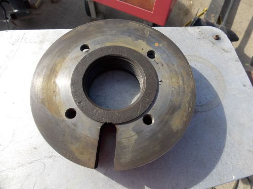 6 inch mount plate for LATHE CHUCK 2 1/4 8 tpi. was on Logan lathe