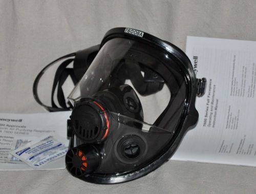 North by honeywell north(tm) 7600 full face respirator m/l for sale