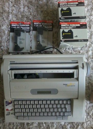 Smith Corona Display 900 Dictionary Typewriter Plus 8 Ribbons 2 Correct Cassette