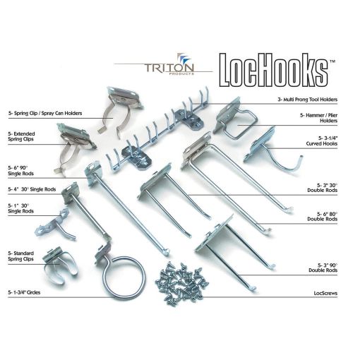 Triton products lochooks 63-pc assortment kit #lh2-kit for sale