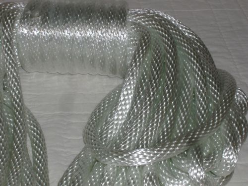 1/2&#034;x100 feet solid braid nylon rope winch pulley anchor tag line blue ox for sale