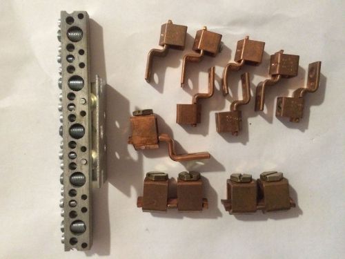 lot of 11  Copper Terminal Grounding Lug Circuil breaker load center electrician
