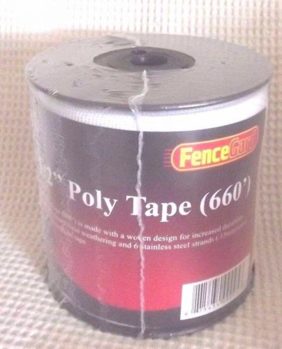 Electric Fencing, 1/2 &#034; poly tape, 660 feet