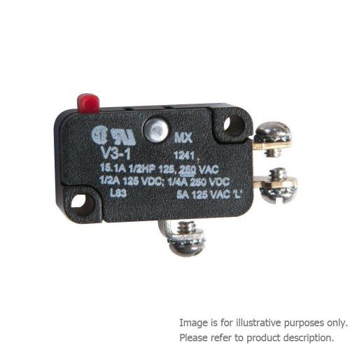 Honeywell s&amp;c v3-1 micro sw, push plunger, spdt, 15.1a 250v for sale
