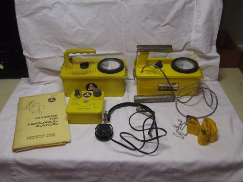 Victoreen CD V-777-1 Shelter Radiation Detection Kit in original box w/manuals