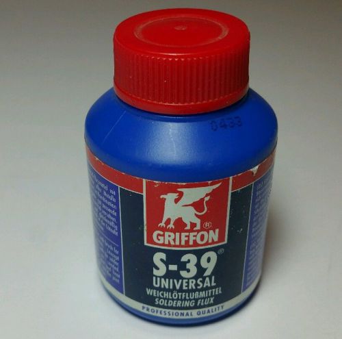 SUPER HIGH QUALITY ~ Griffon S-39 Universal Soldering Flux ~Liquid Water Soluble